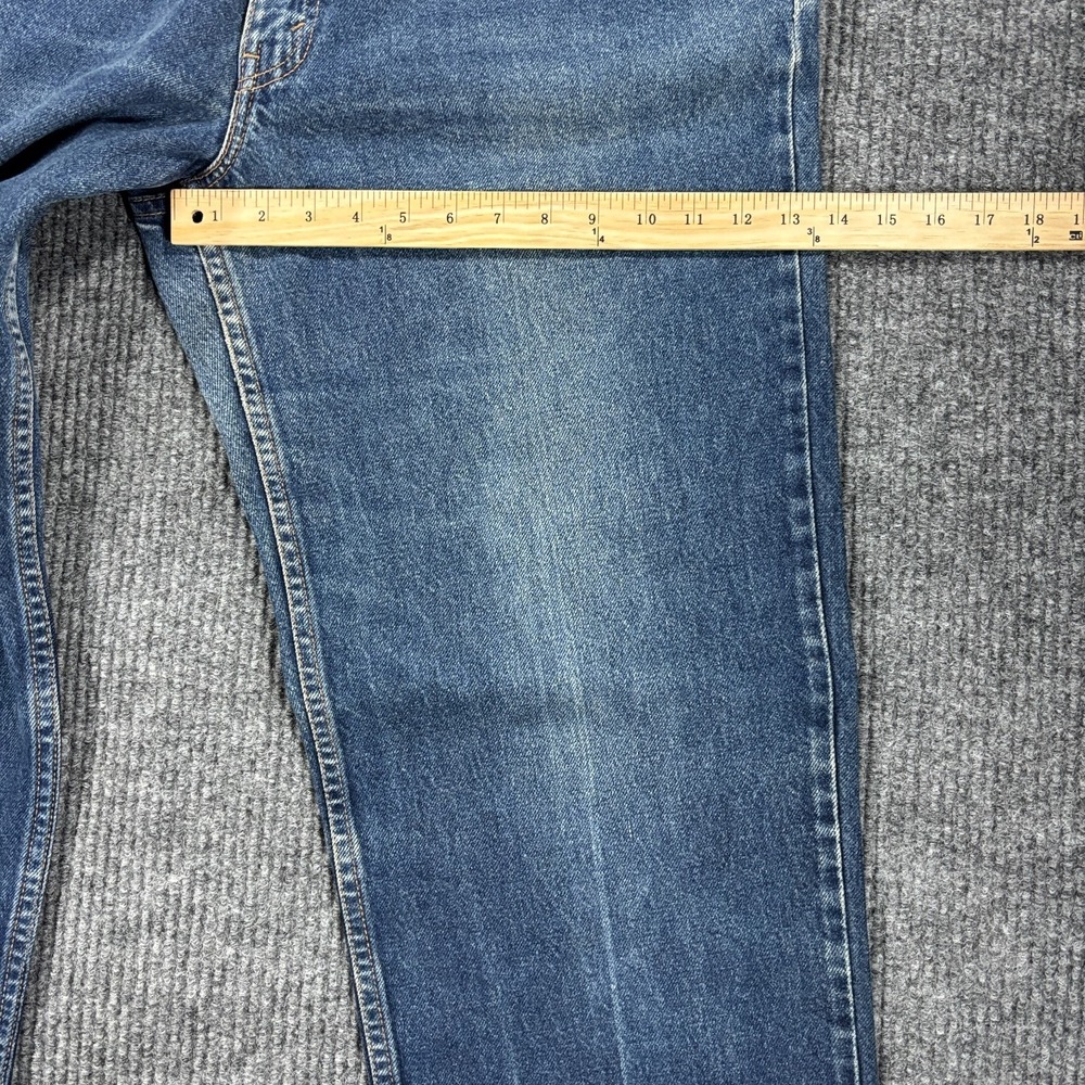 Levi Strauss 550 Relaxed Fit Jeans Men 38x34 Blue Y2K Vintage Black Batwing Tag - Picture 6 of 16